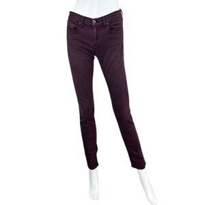 Rag & Bone Aged Wine THE DRE Jeans Sz 25 E0218